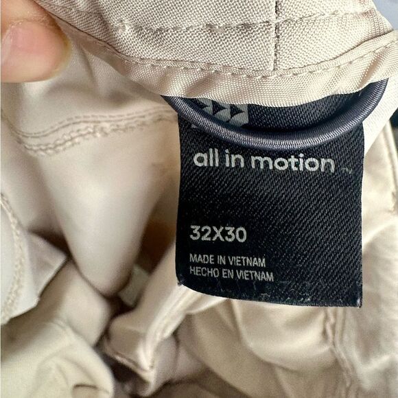 All In Motion Men's Tan Golf Pants Size 32x30 - Picture 8 of 9